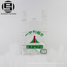 Gedruckte T-Shirt aus Kunststoff biologisch abbaubare Taschen